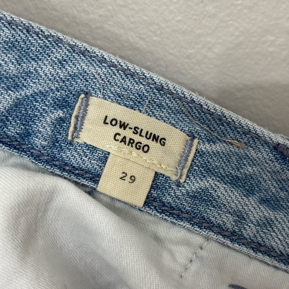 Madewell Low-Slung Straight Cargo Jeans in Coleman Wash - Size 29 - Picture 5 of 8